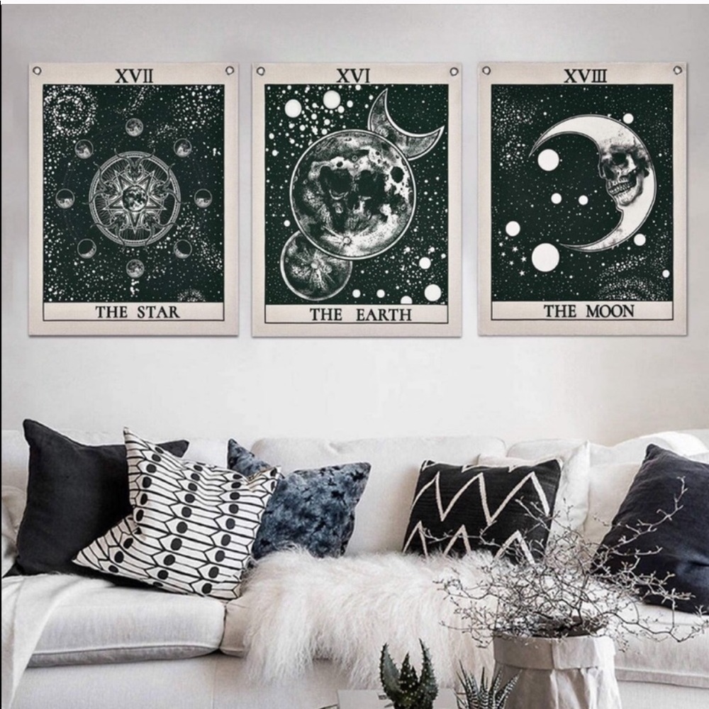 3 Medieval Europe Tapestries BOHO Room Decor
